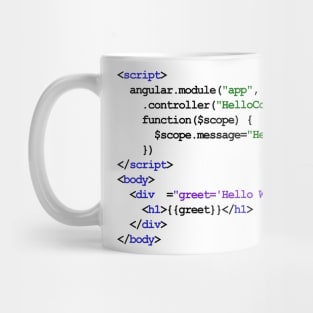 AngularJS New Baby Mug